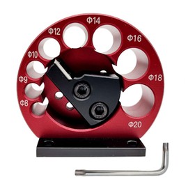 Garosa Dowel Maker Jig Kit Dowel Cutter 8 Holes Adjustable Rounding Device Wooden Rod Rounding Auxiliary Tool Incisive Dowel Maker Kit for Woodworking Cork Production