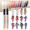Double Sided Eyeshadow Pen - Eyeshadow Stick Highlighter Eyeshadow Pen,
