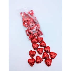 Red Foiled Chocolate Hearts