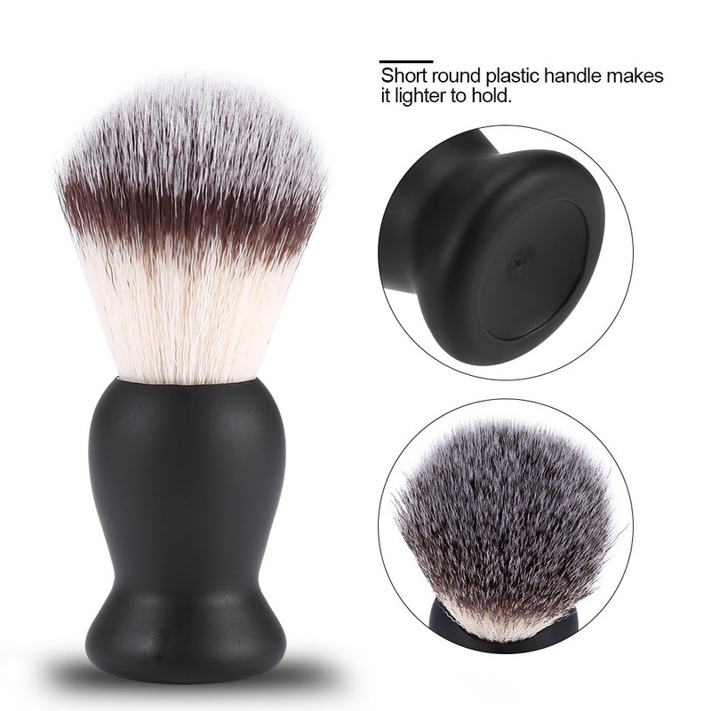 Brocha de Afeitar para Hombres Barba Bigote Cepillo Cepillo Nylon