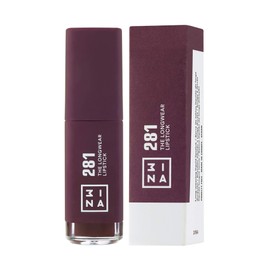3INA The Longwear Lipstick 281 - Naturally Hydrating, Fast Drying - Shades That Stay All Day And Suit Every Skin Tone - Cruelty Free, Paraben Free, Vegan Cosmetics - Aubergine Color - 0.23 Oz