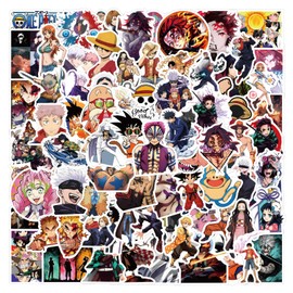 200PCS Cartoon Character Jujutsu Kaisen Stickers Kids Stickers Pack Cute Cartoon Anime Demon Slayer Dragon Ball Deals for Kids Teens Waterproof Vinyl Laptop Sticker for Party Décor School Reword