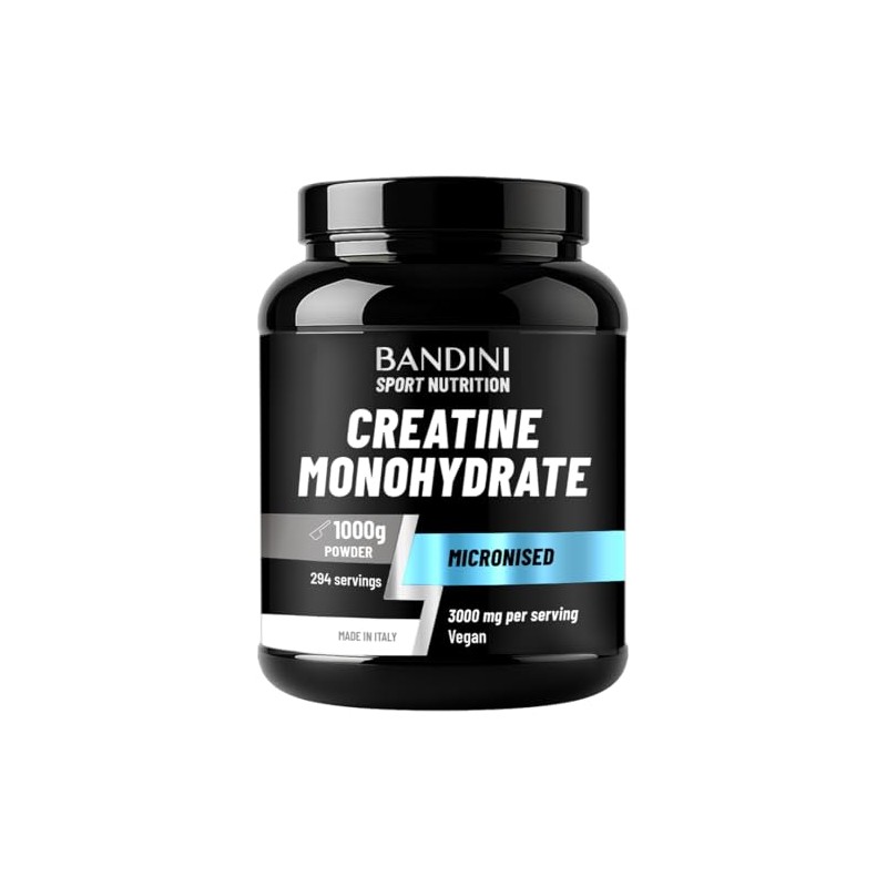 Bandini® Creatine Monohydrate Powder 1kg/1000g | Pure Creatin Micronised |