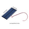 4 Pcs Mini Solar Panel,1W DC 6V Polysilicon Solar Cell