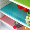 Prettyui 4 Pcs Fridge Liners, Fashion Refrigerator pad Antibacterial antifouling