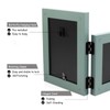 Tamolus 4x6 Double Hinged Picture Frame Folding Photo Frame Vertical