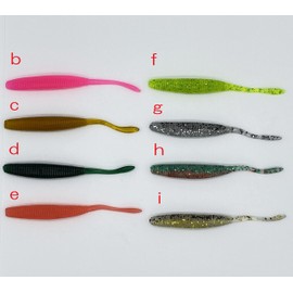 オルルド釣具 ワームセット 「ワムルドＡ小」9cm 3.3g ピンテール 単色20個1袋セット アジング・メバリングに 根魚 ロックフィッシュ シーバス ブラックバス ヒラメ マゴチ Eカラー qb100227e01n0