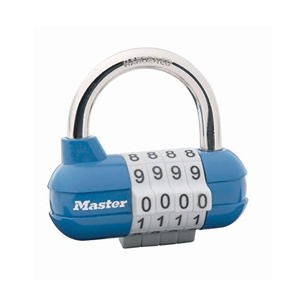 Master Lock 1523EURD Combination Padlock, Random Color, 5,9 x 6,4 x 2,6 cm