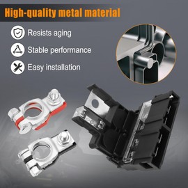 Battery Fuse and Positive Battery Terminal Clamp Compatible with Nissan 350Z 2003-2009 NV200 2013-2022 with Infiniti FX35 FX45 2003-2008 G35 2003-2007, Replace 24380-79913 24340-7F000