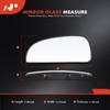 A-Premium Right Passenger Side Lower Heated Mirror Glass with Backing