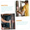 KOMBIUDA 2pcs Flower Decorated Refrigerator Door Handle Cover Kitchen Fridge