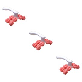 FRCOLOR 3 Pcs Multi-purpose Massage Roller Muscle Relaxer Handheld Rolling Massager Body Massager