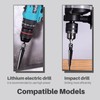 Mrosnail Tapered Reamer Set with T Handle, 3-13mm (1/8''-1/2'') &