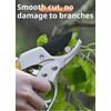 High-carbon steel blade garden shears, pruning scissors, ergonomic aluminum alloy