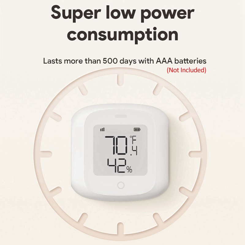 WiFi Temperature Humidity Monitor Smart Temperature and Humidity Sensor with