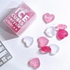 Reusable Ice Cubes, 15 Pack Colorful Heart Shaped Ice Cubes