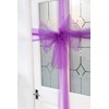 Christmas Concepts® Deep Purple Christmas Fabric Door Bow Decoration -