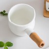 FYUEROPA Enamel Milk Pot, Butter Warmer Non-stick Mini Saucepan, 4