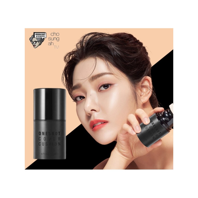 One Shot Cover Cushion Foundation Product + Refill + Puff