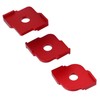 3PCS Radius Jig Router Template Handheld Aluminum Alloy Rust Proof