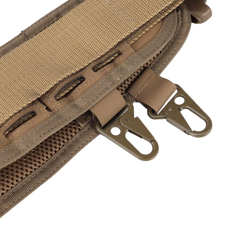 DETECH Tactical Padded Patrol Molle Battle Belt Adjustable Hunting Waist