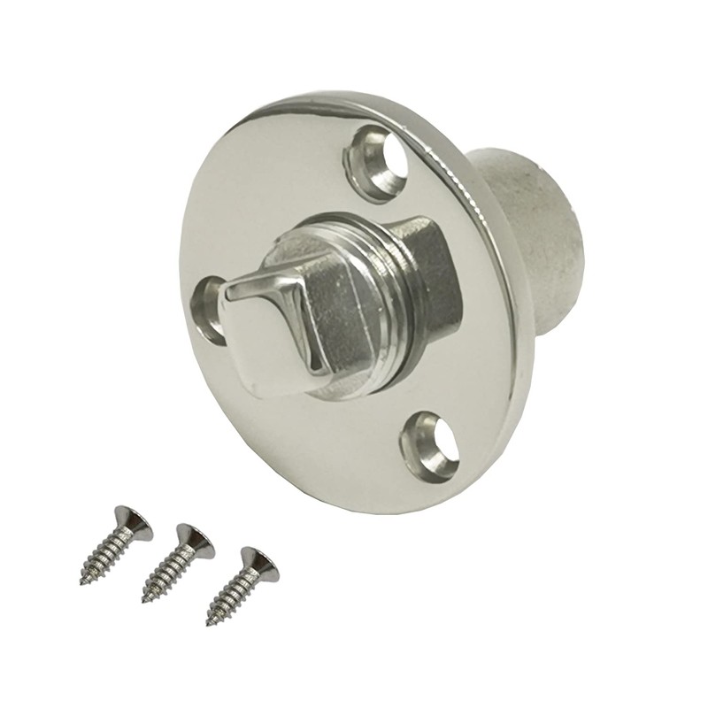 Garboard Boat Drain Plug Kit for 1 Inch Hole Marine