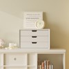 LitaEther Desk Organizer with 3 Drawers, ALEX Drawer Unit, Chic