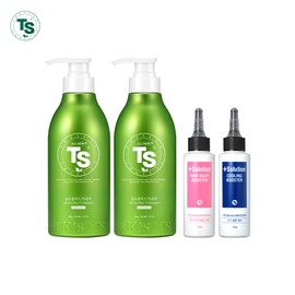 TS Shampoo All New Plus TS Shampoo 500gx2 + Silky Booster 100gx1 + Cooling Booster 100gx1 / 올뉴플러스 TS샴푸 500gx2개+실키부스터 100gx1개+쿨링부스터 100gx1개