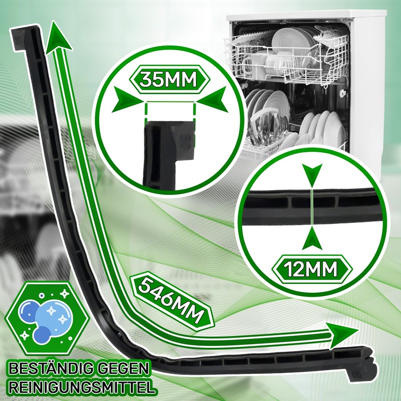 Dishwasher Seal 546 mm with Original Code 140055636017 14005563601/7 14005563601