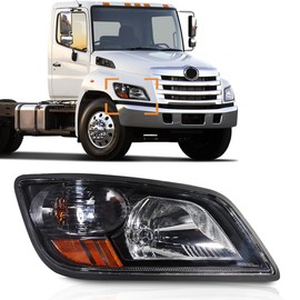 Headlight fit for 2011+ Hino 238 258 268 338 Truck Right Passenger Side Gray Housing Headlamp