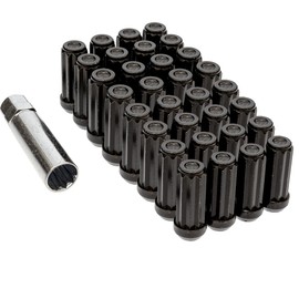 BIMECC 10 Spline Lugnut Install Kit 14 x 1.5 24 SD 2.16 CL BK 8L Made in Italy - 32 Lugnuts and 1 Key ta23-21/22 80547