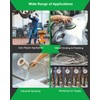 9-Piece 3/8" High Flow Air Hose Fittings Set, 3 Couplers