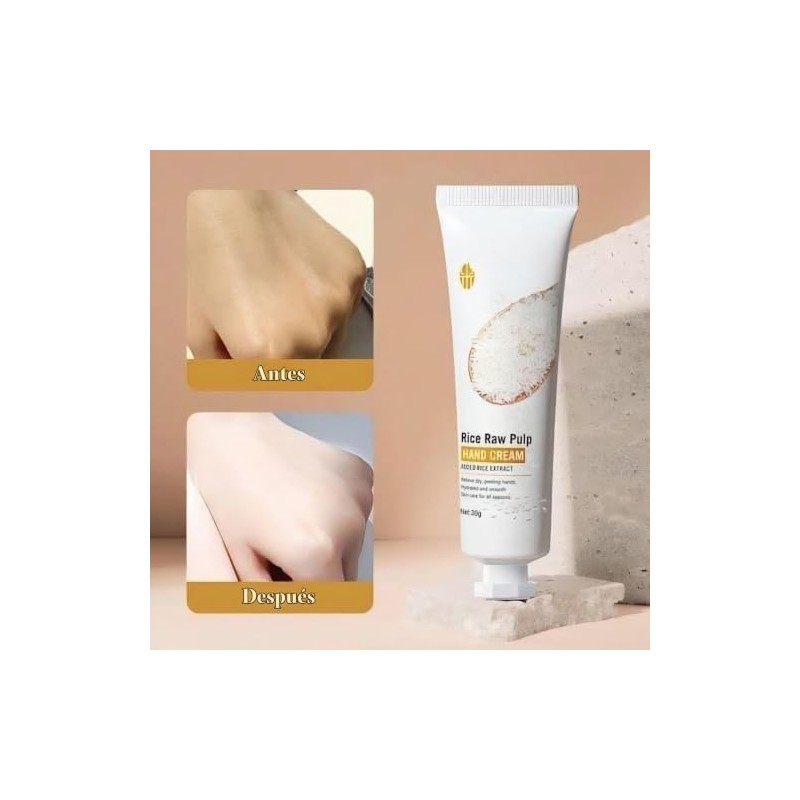 Kit 4 Cremas De Manos Extracto De Arroz+ 1 Par