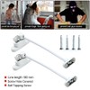 Keyohome Pack of 4 Window Door Restrictor Security Lock Child