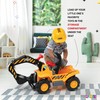 Play22 Toy Tractors for Kids Ride On Excavator - Music
