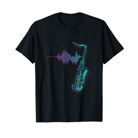 Saxophone T-Shirt Heartbeat T-Shirt