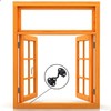 QJZXUEZHEN 2Pcs 2 inch Barn Door Lock, Cabin Hook Eye