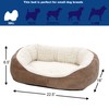 Midwest Homes for Pets Cuddle Bed, Taupe, Small