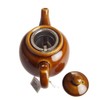LONDON POTTERY Farmhouse Teapot for 2 Cups, Rockingham Brown