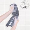 Natural Elephant Exfoliating Washcloth - Pearl White Japanese Shower Scrubber