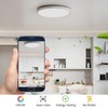 4Pack Flush Mount Ceiling Light with Nightlight 12in , 24W