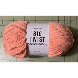 Big Twist POSH Chenille Yarn  SHERBET  GLOW  1 Skein