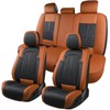 MINGBRON Leather Car Seat Covers,Car Seat Protector Waterproof,Seat Covers Full