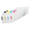 4Pcs Ink Cartridge Set Lengthen Refill Inkjet Printer Replacement Magenta