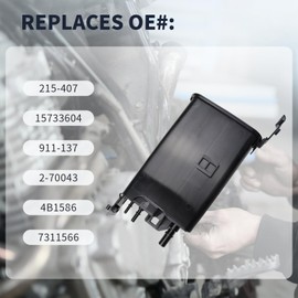 AIKEPT 911-137 Evap Canister Compatible with 2002-2003 Escalade Avalanche 1500 2000-2003 Suburban 1500 Tahoe 2000-2001 Yukon Yukon XL 1500 Vapor Canister Replaces 15733604 215-407 Charcoal Canister