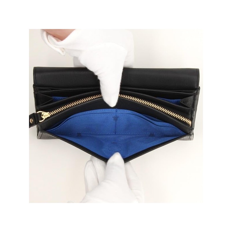 Lanvin Collection 65-6454 Louvé Purse Bill Wallet, ice blue, One