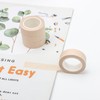 NatSumeBasics Pastel Washi Tape Solid Brown Washi Tapes 0.6" x32