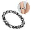 Terahertz Bracelet Adjustable Versatile Stylish Energy Stone Bracelet for Men