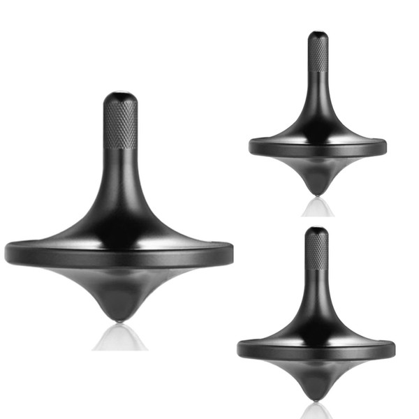 LOQATIDIS Stainless Steel Spinning Top, Well Made EDC Metal Decompression