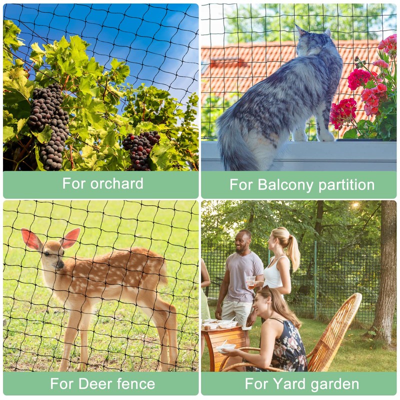 BSTPCOO 25'x25' Bird Netting for Chicken Coop, Nylon 3/4" Mesh